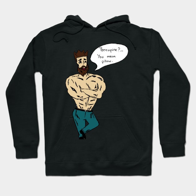 Overly Manly Man - Porcupine Hoodie by ForbiddenFigLeaf